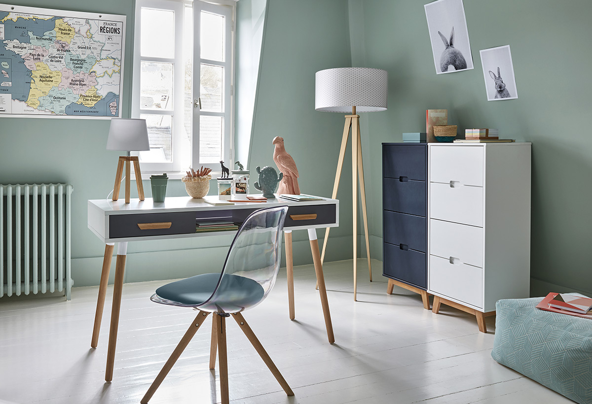 meuble rangement laque bois