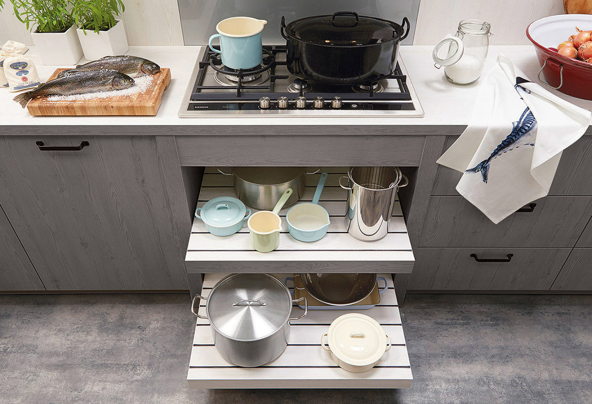 rangements pratiques et esthétiques cuisine