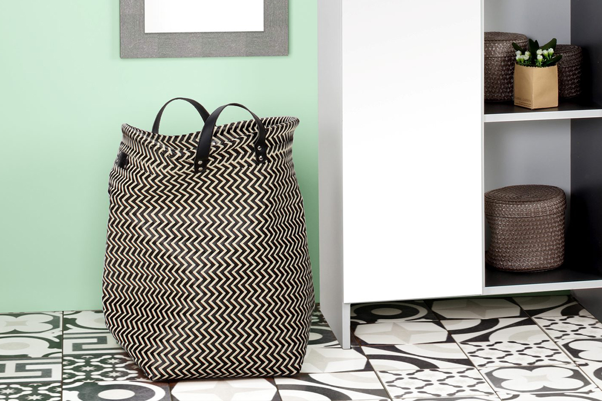 sac linge imprimé graphique