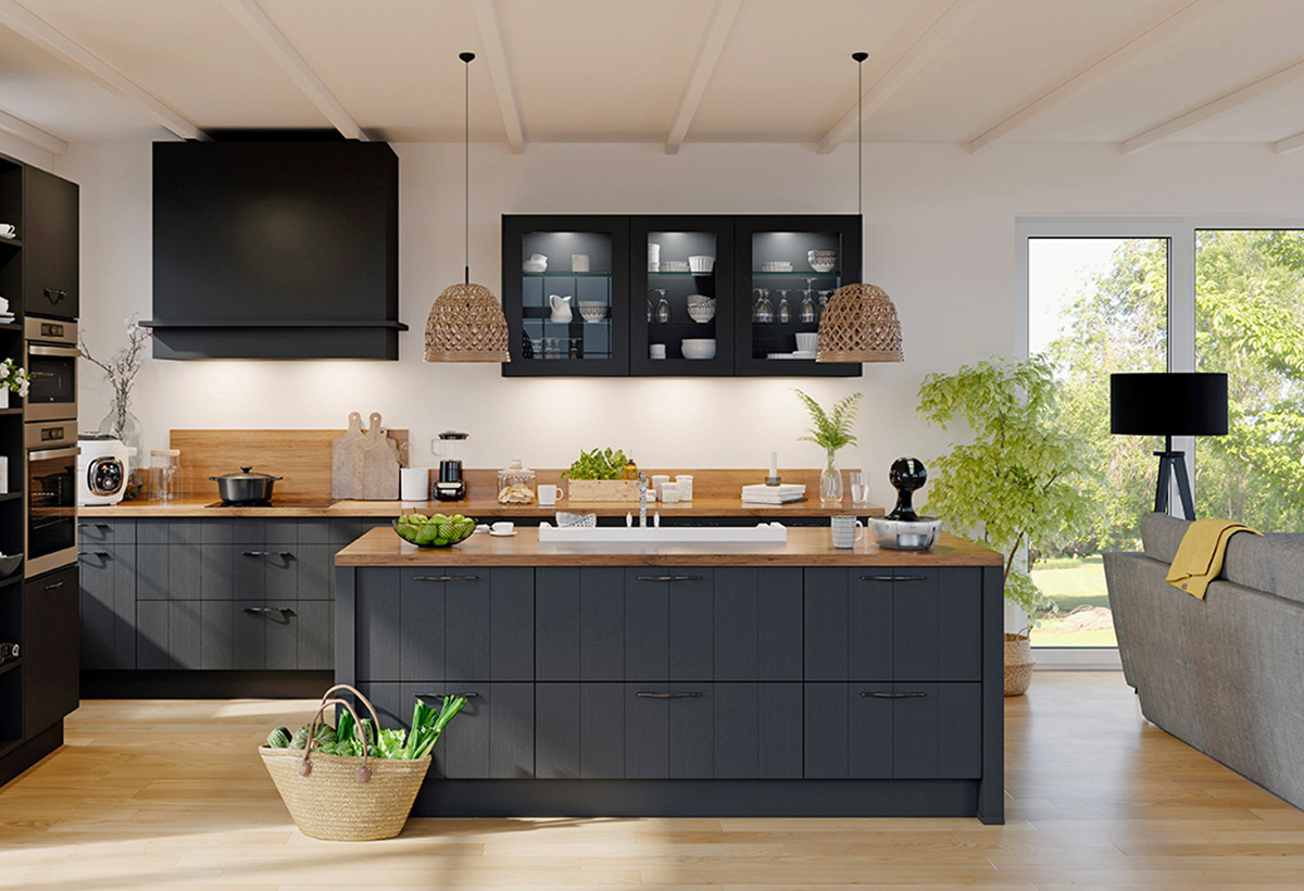 amenagement ilot central cuisine