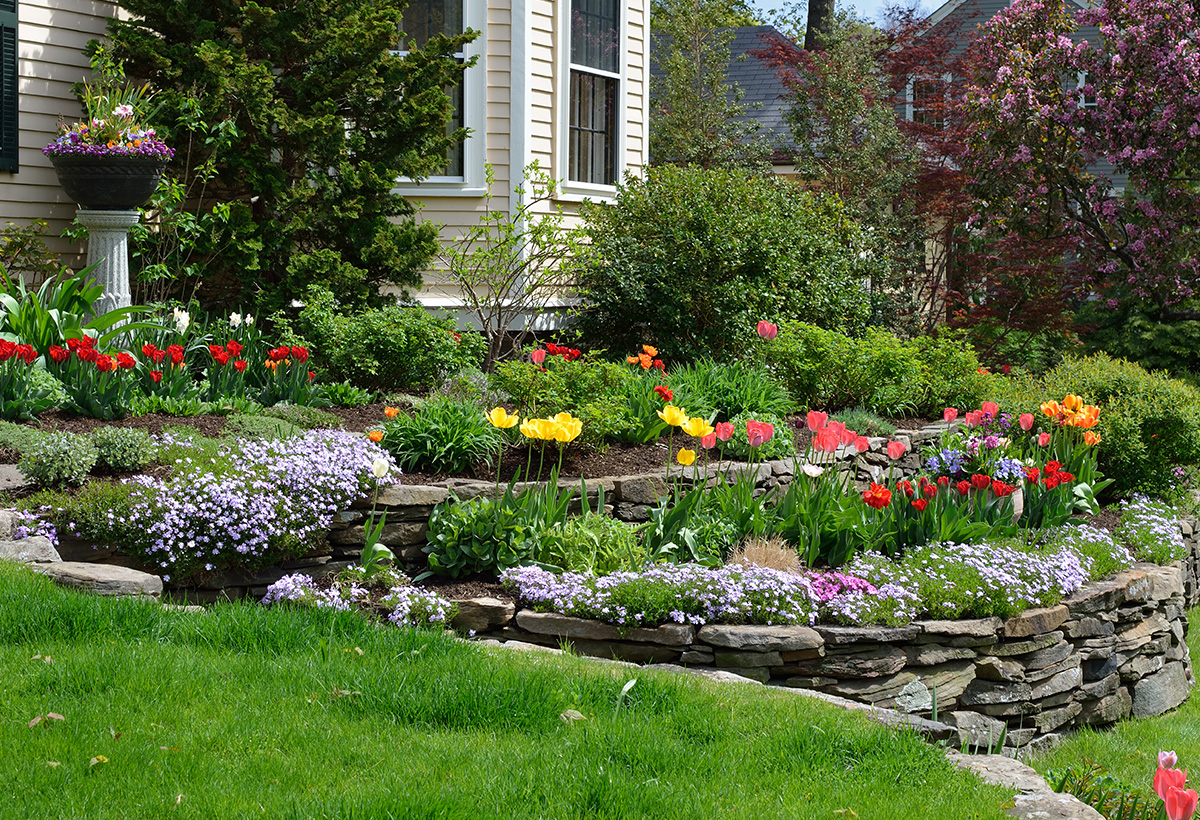 amenagement jardin en pente