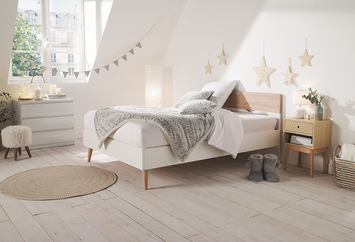 idees chevet scandinave chambre