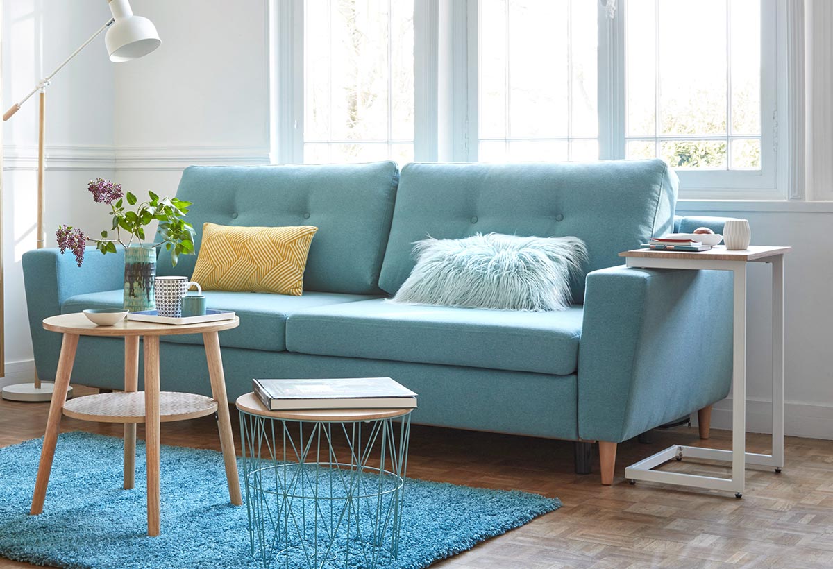 coussins salon scandinave