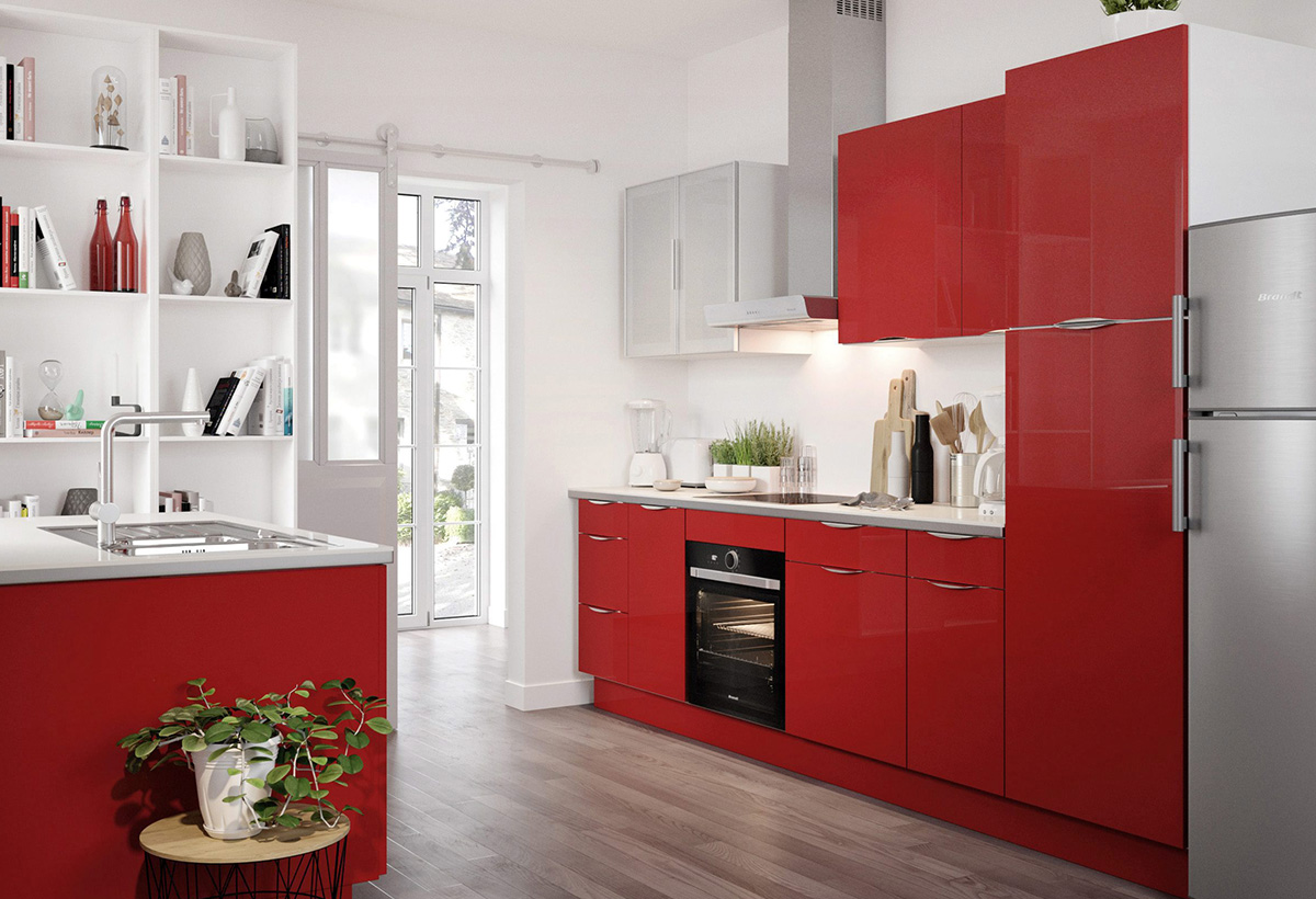 deco cuisine rouge