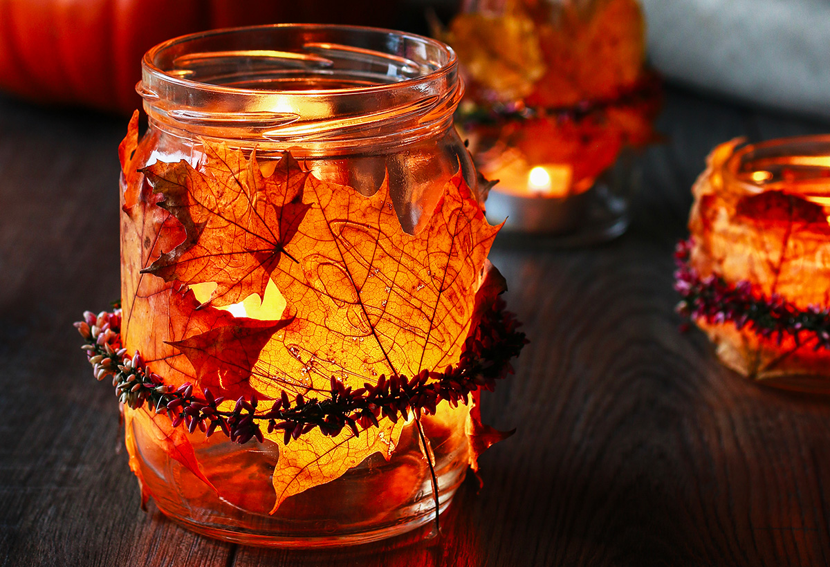 idee decoration feuille automne