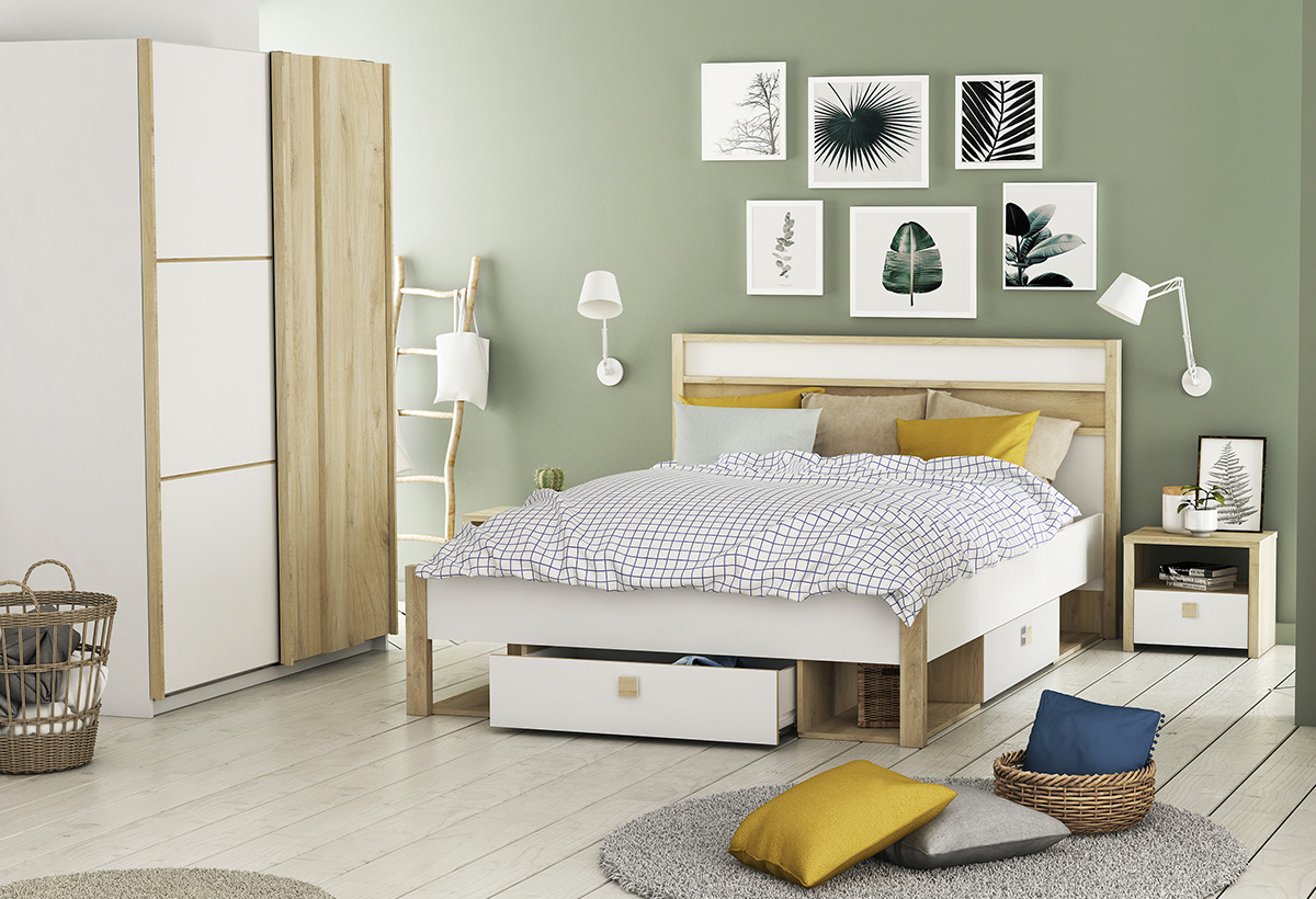 decorer espace dessus de lit