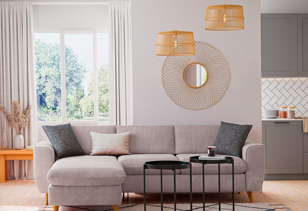 idees decoration suspendue salon