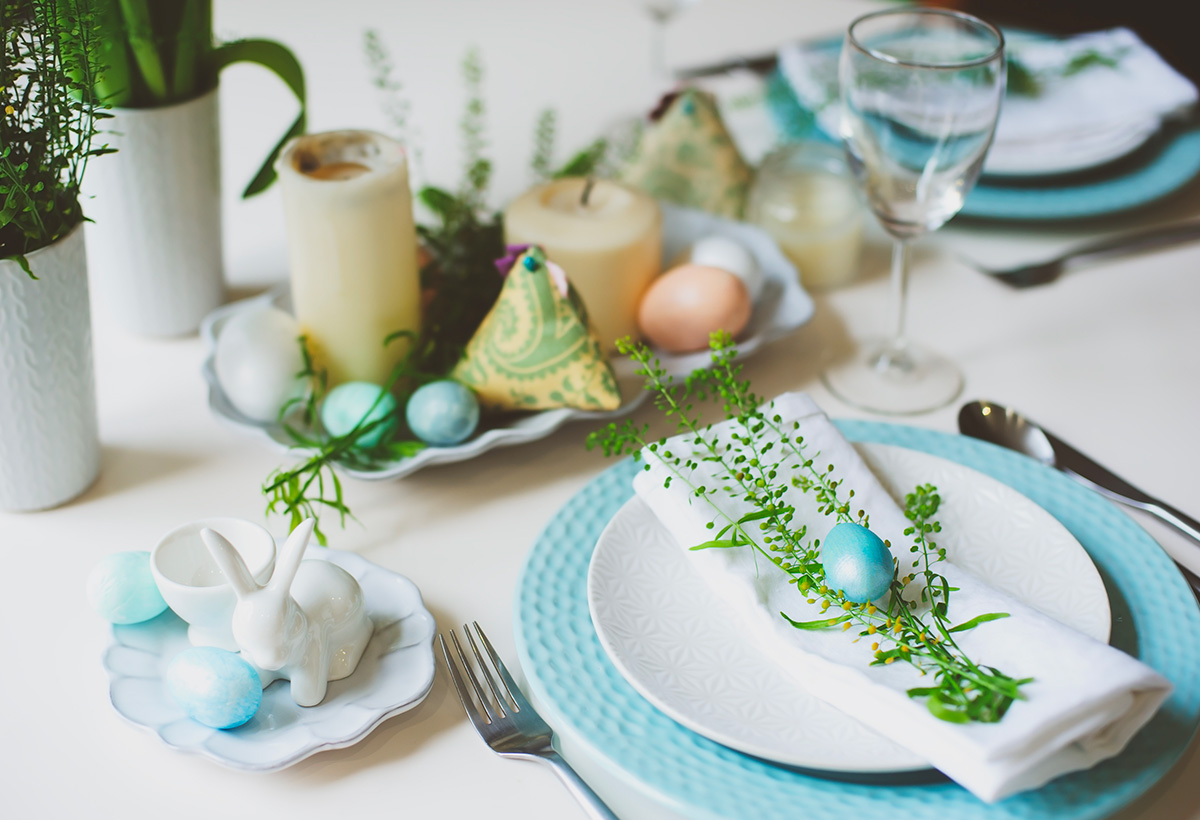 decorer table paques