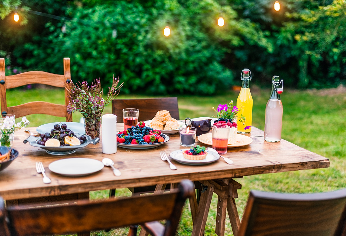 idees decorations table ete