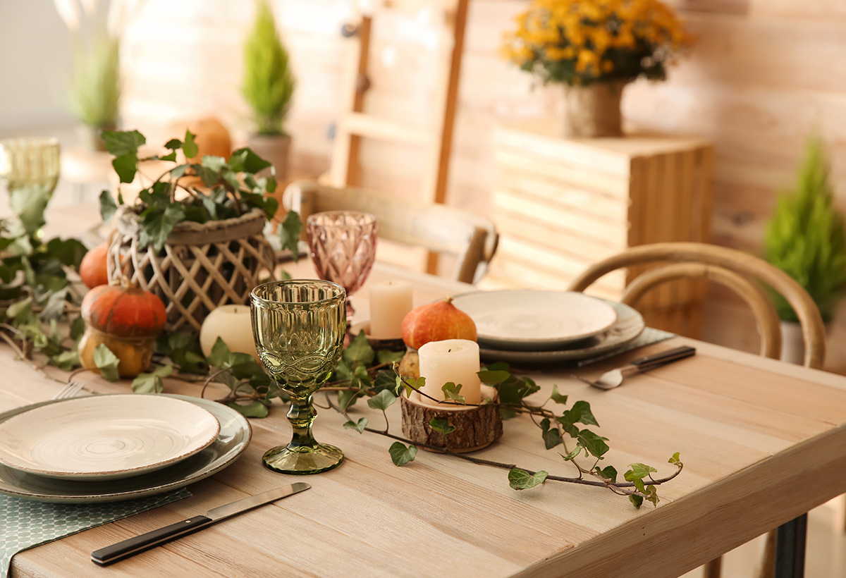 creer deco table automne