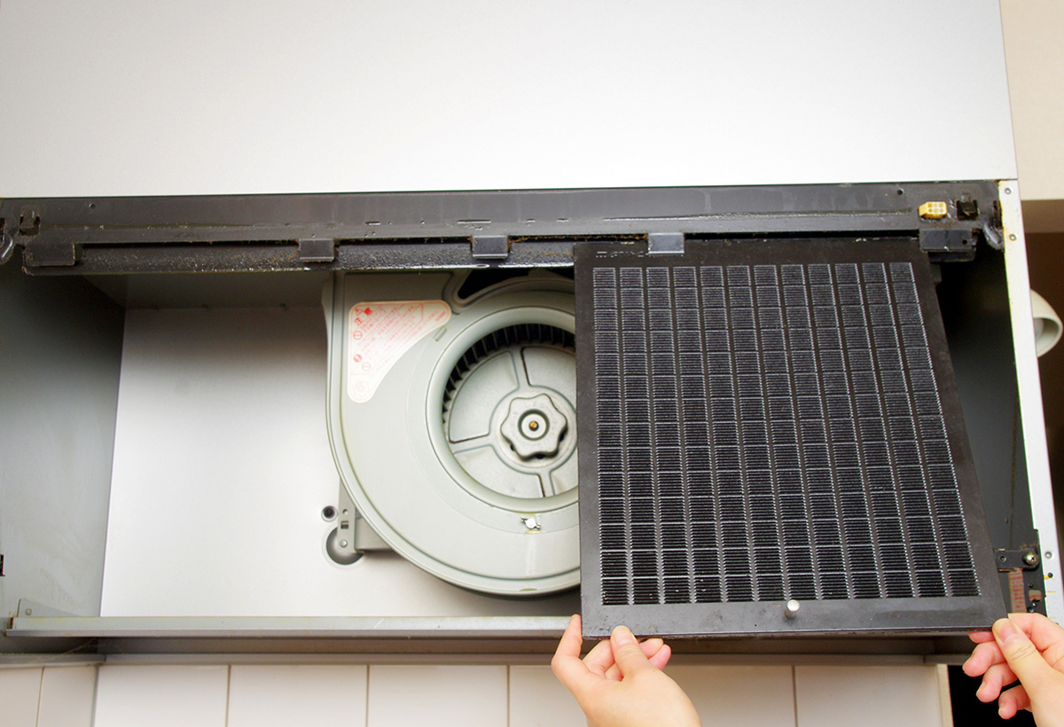 filtre charbon hotte cuisine