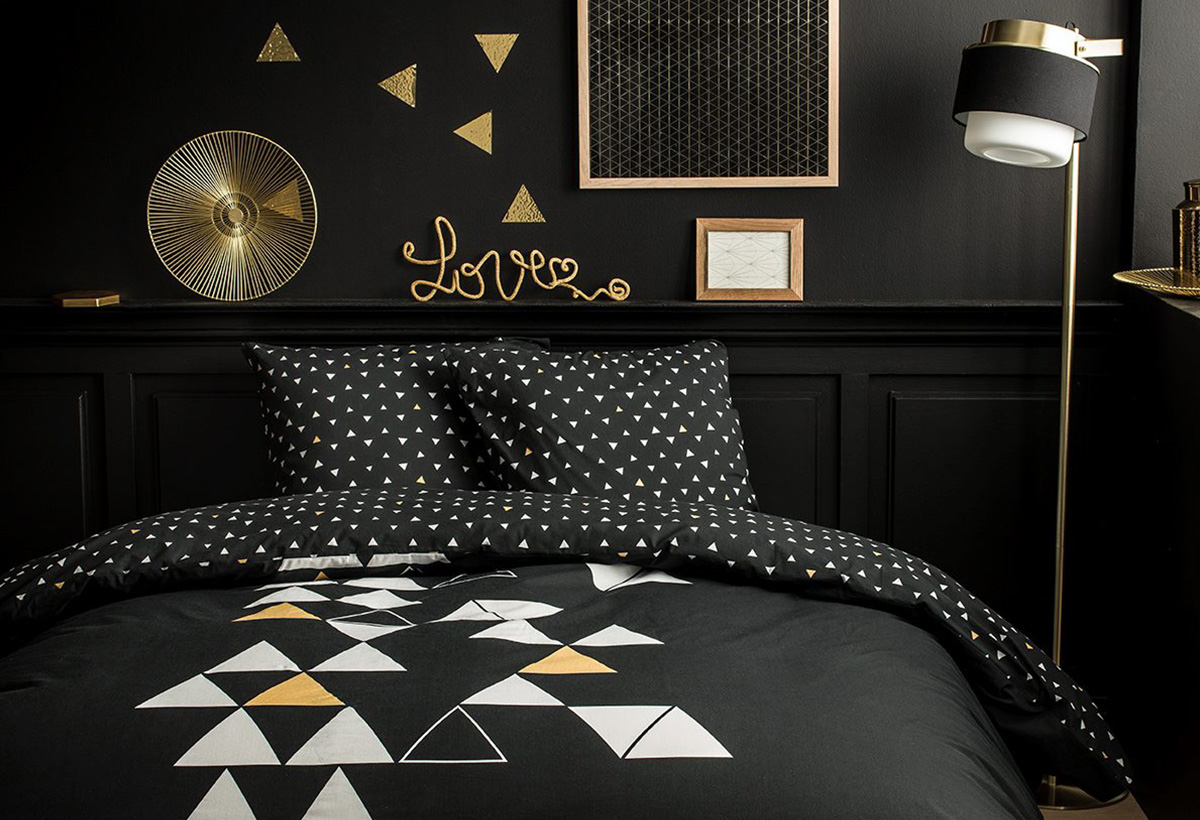 inspirations deco noir chambre