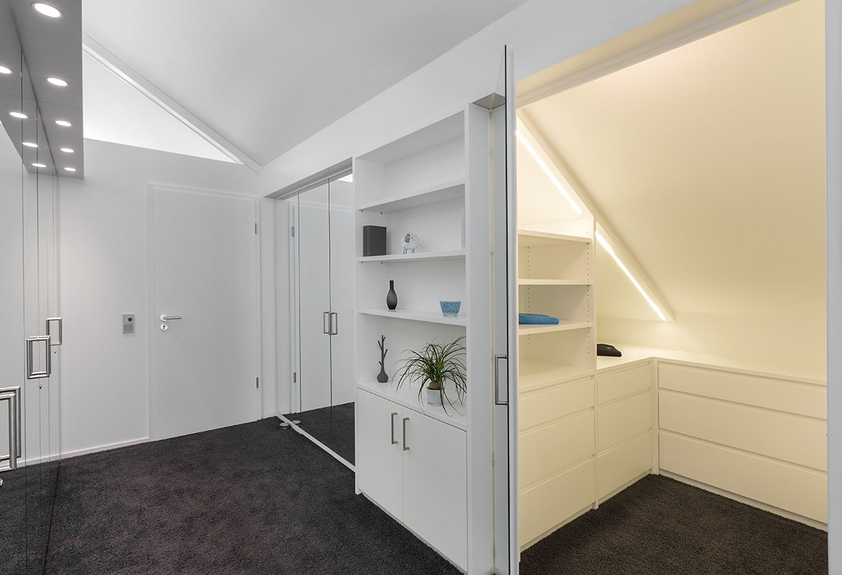 installation dressing sous pente