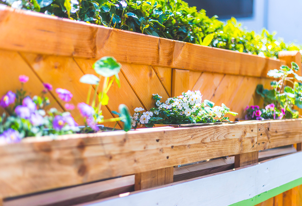 realiser jardiniere palette diy