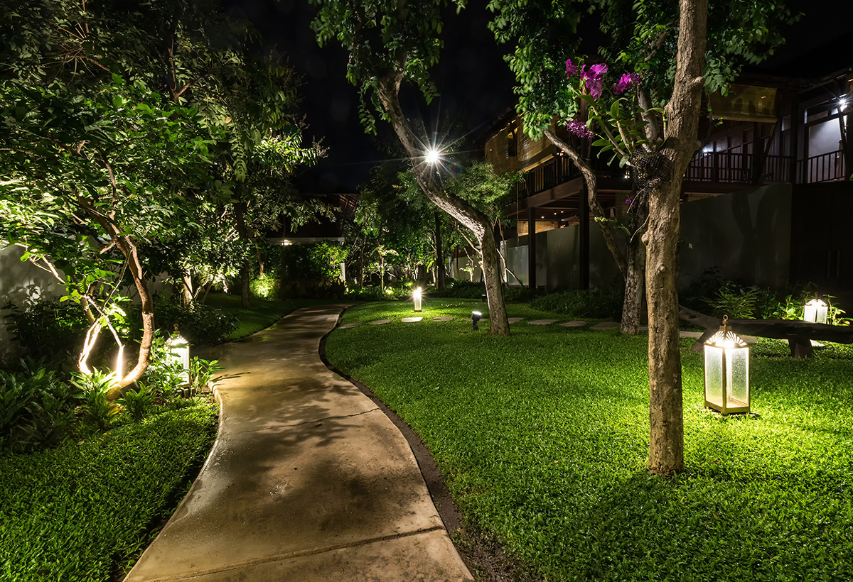 luminaires exterieur creer ambiance modulable