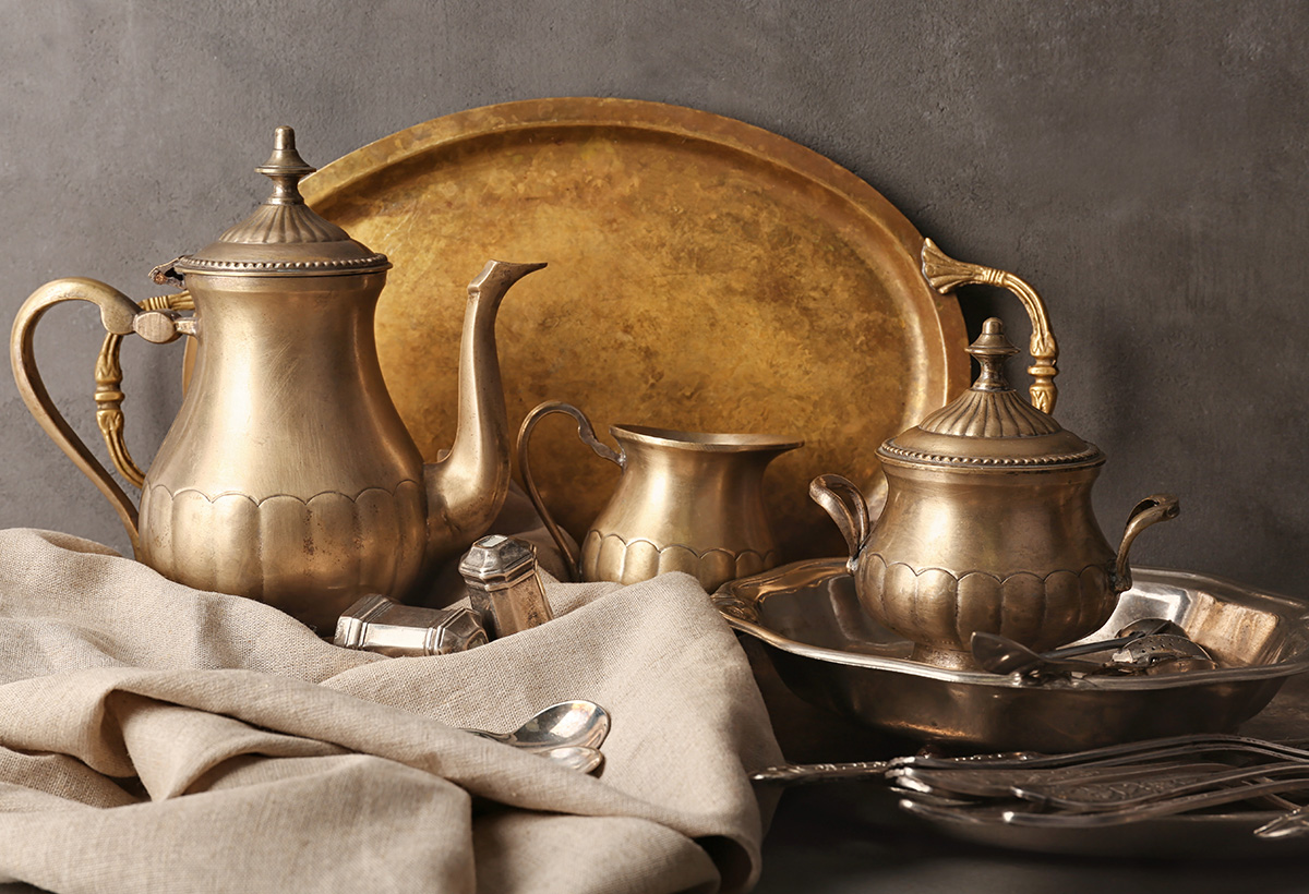 nettoyage argenterie plat