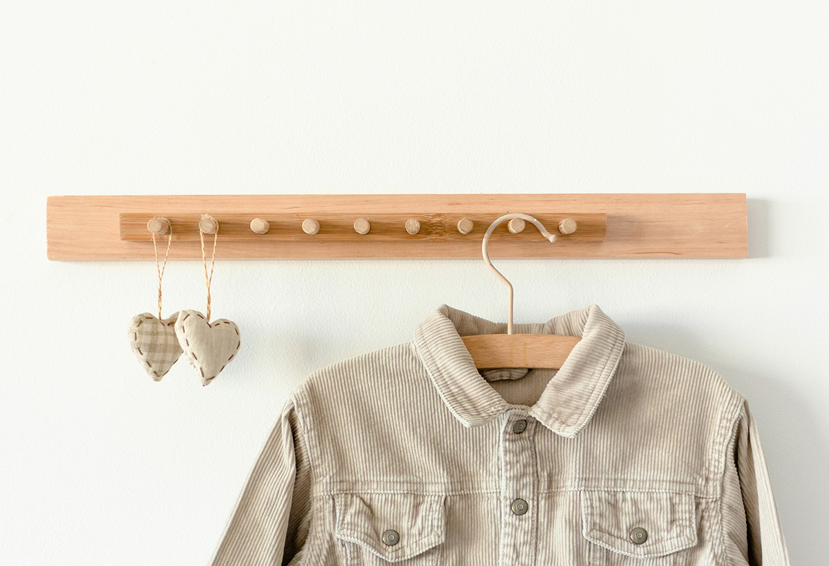 portemanteau mural patere