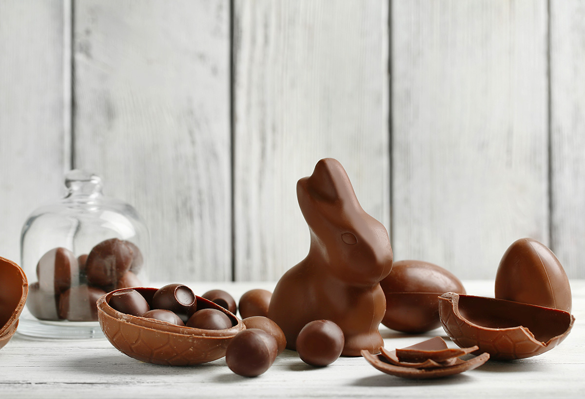 preparation chocolat paques