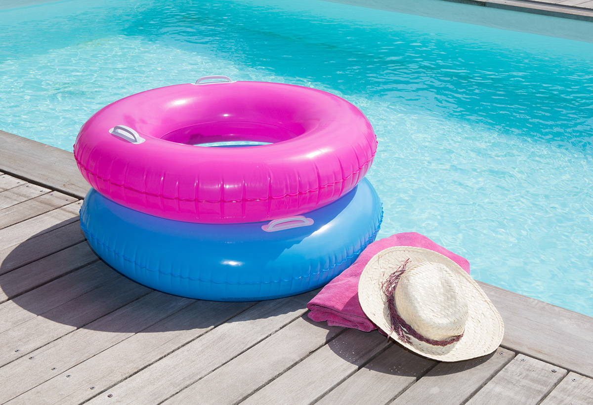 ranger accessoire piscine