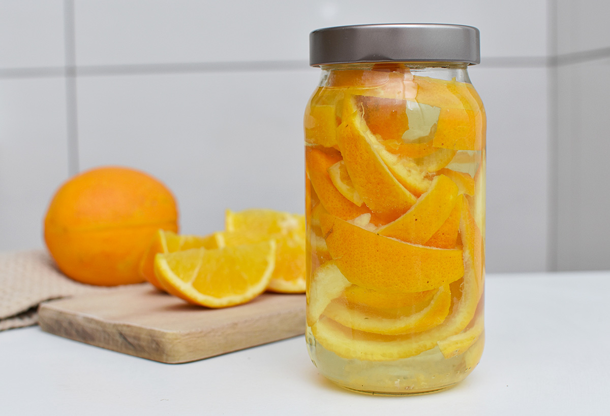 recyclage peau orange