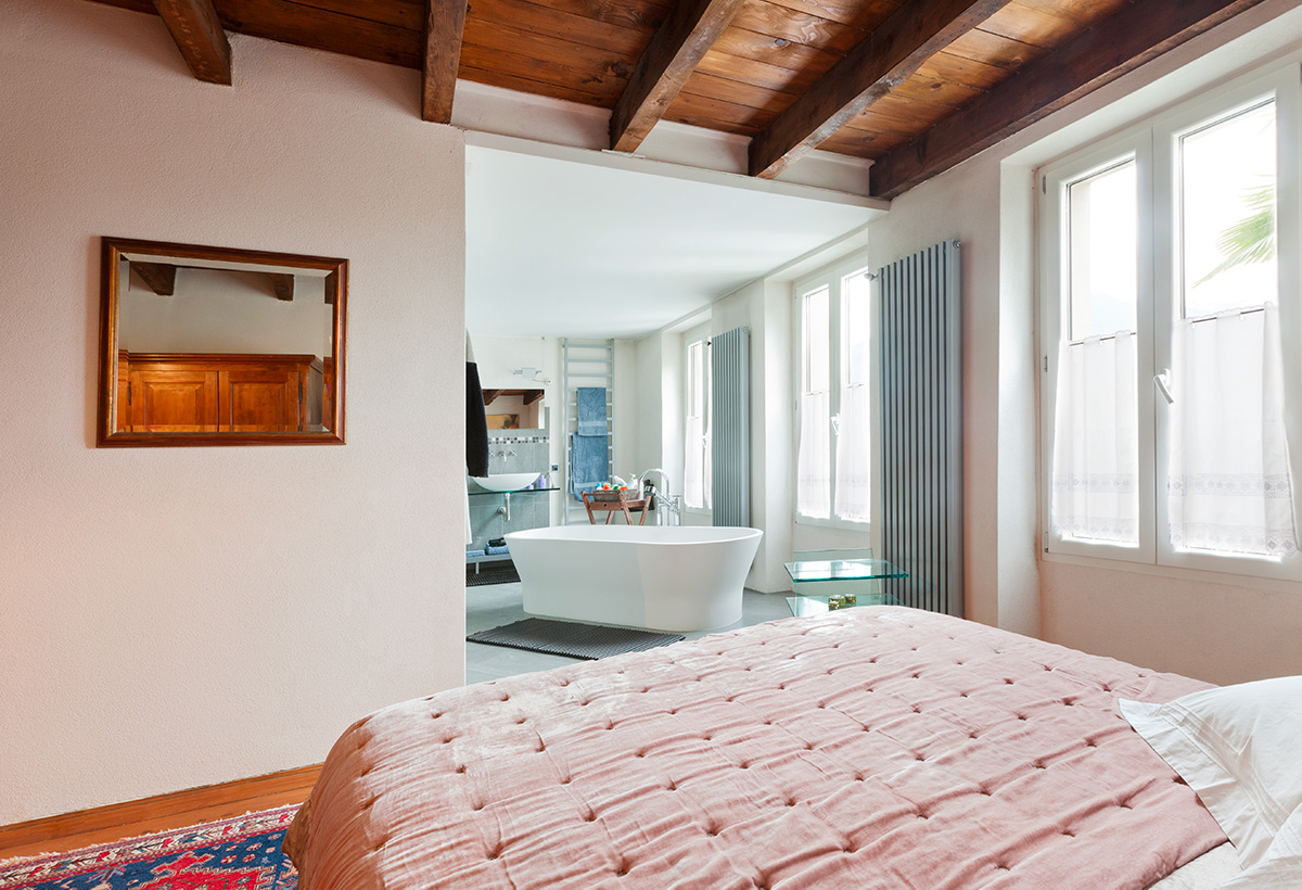 inconvenients salle de bains ouverte chambre