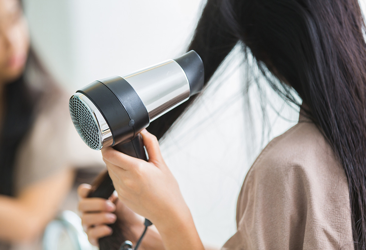 utilisation seche cheveux air froid