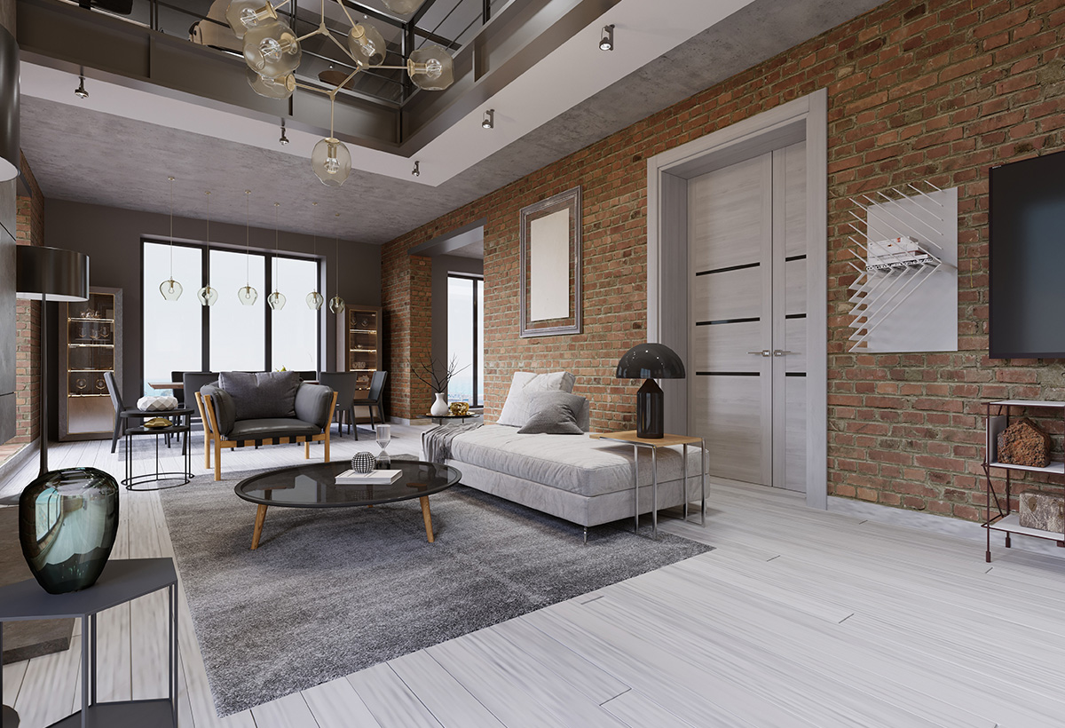 spot chrome ambiance industrielle