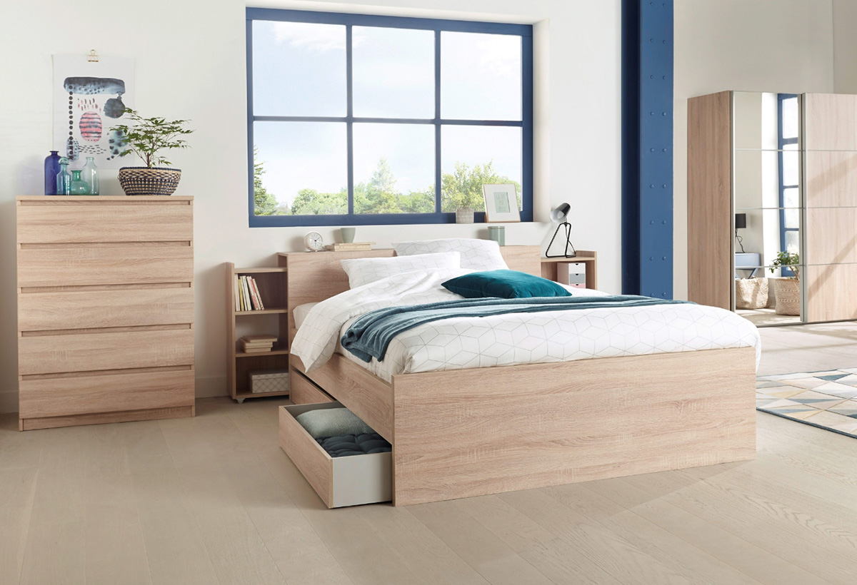 choix tete de lit rangements