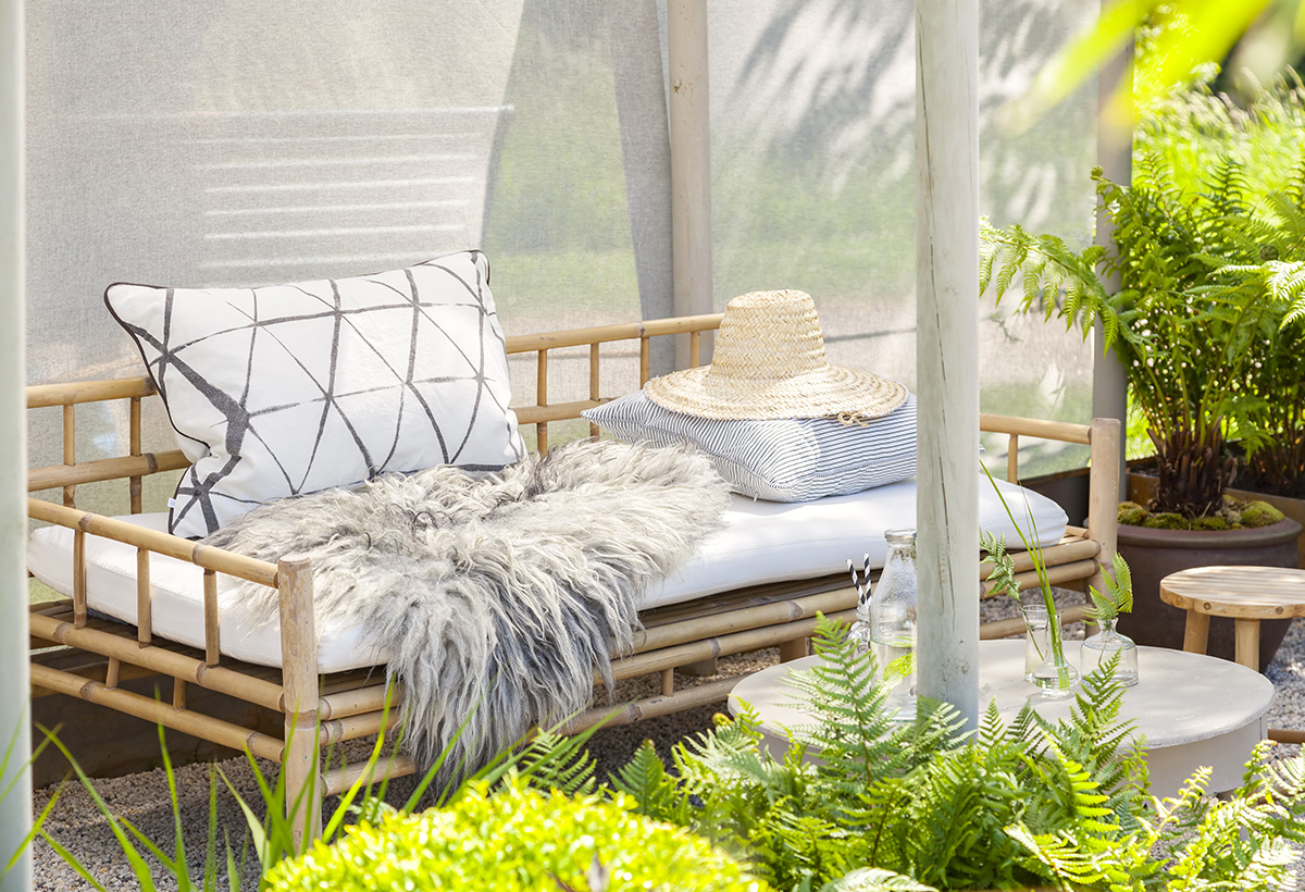 utilisation bambou terrasse