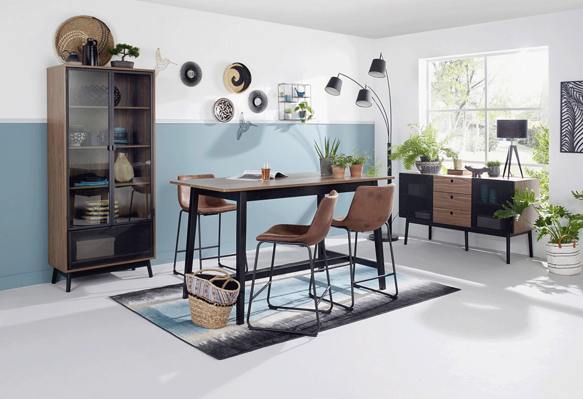 rangement bibelots vitrine deco