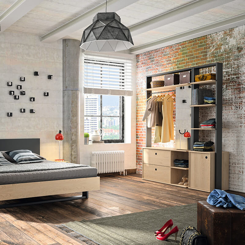 dressing moderne bois