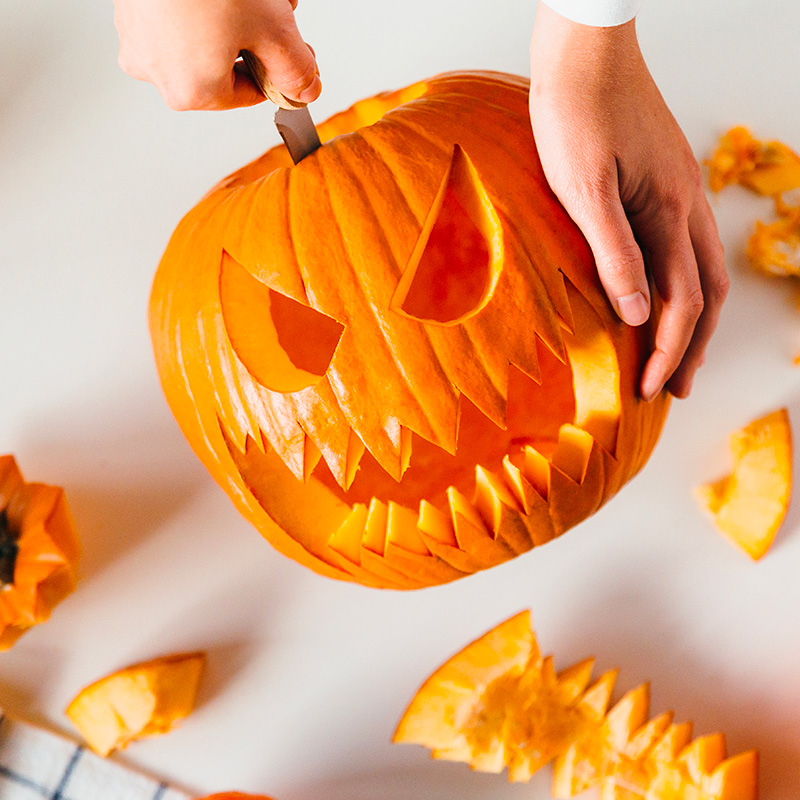 Citrouille En Terre Cuite Halloween 30 Cm - Lanterne Pour Bougie Chauffe-plat, Déco Intérieur/extérieur