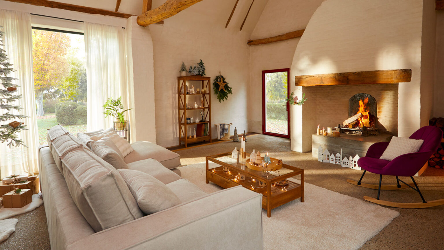 decoration noel nature chaleureux