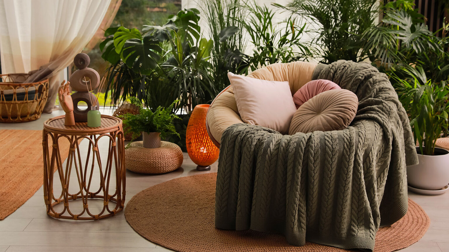 creer jardin hiver interieur confortable