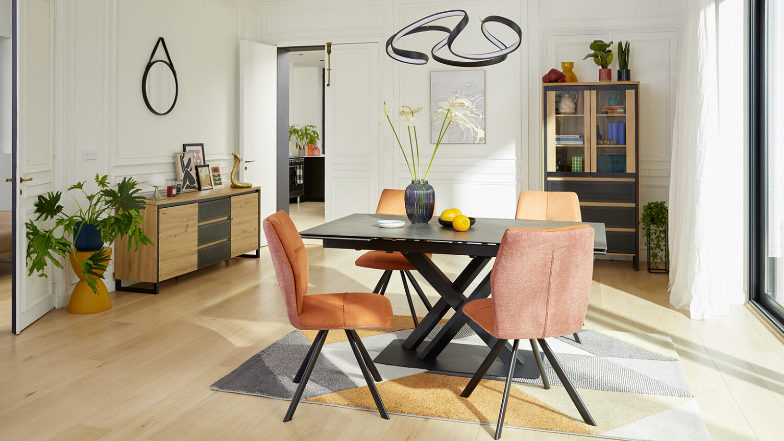 Style cocon contemporain vintage