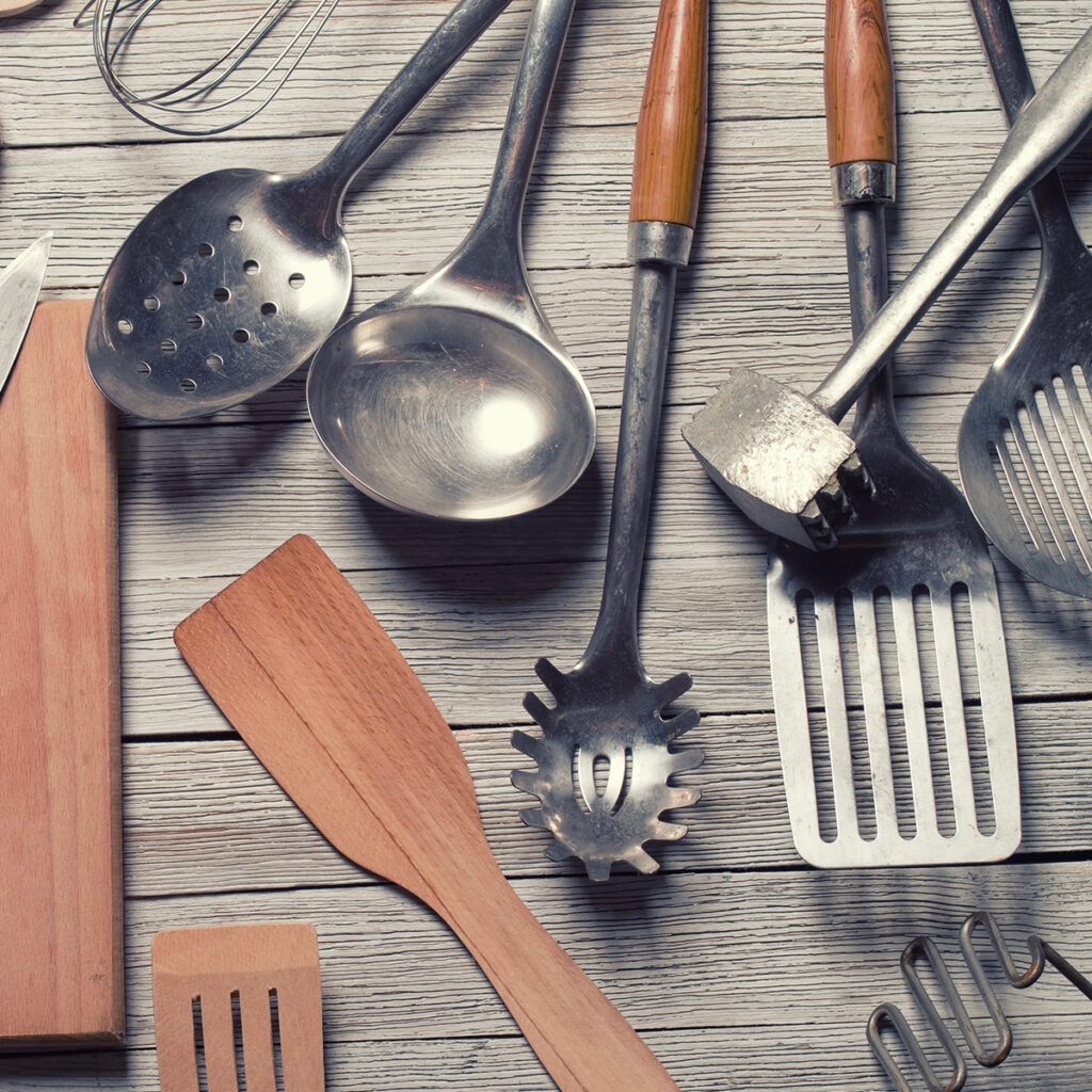 utilisation ustensiles cuisine