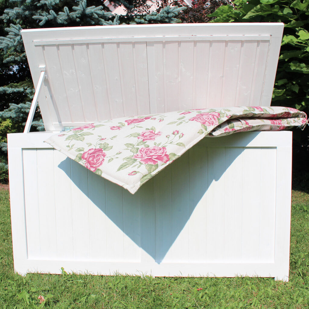 coussins transat rangement coffre jardin
