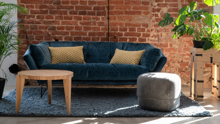 idees pour amenager salon industriel cocooning