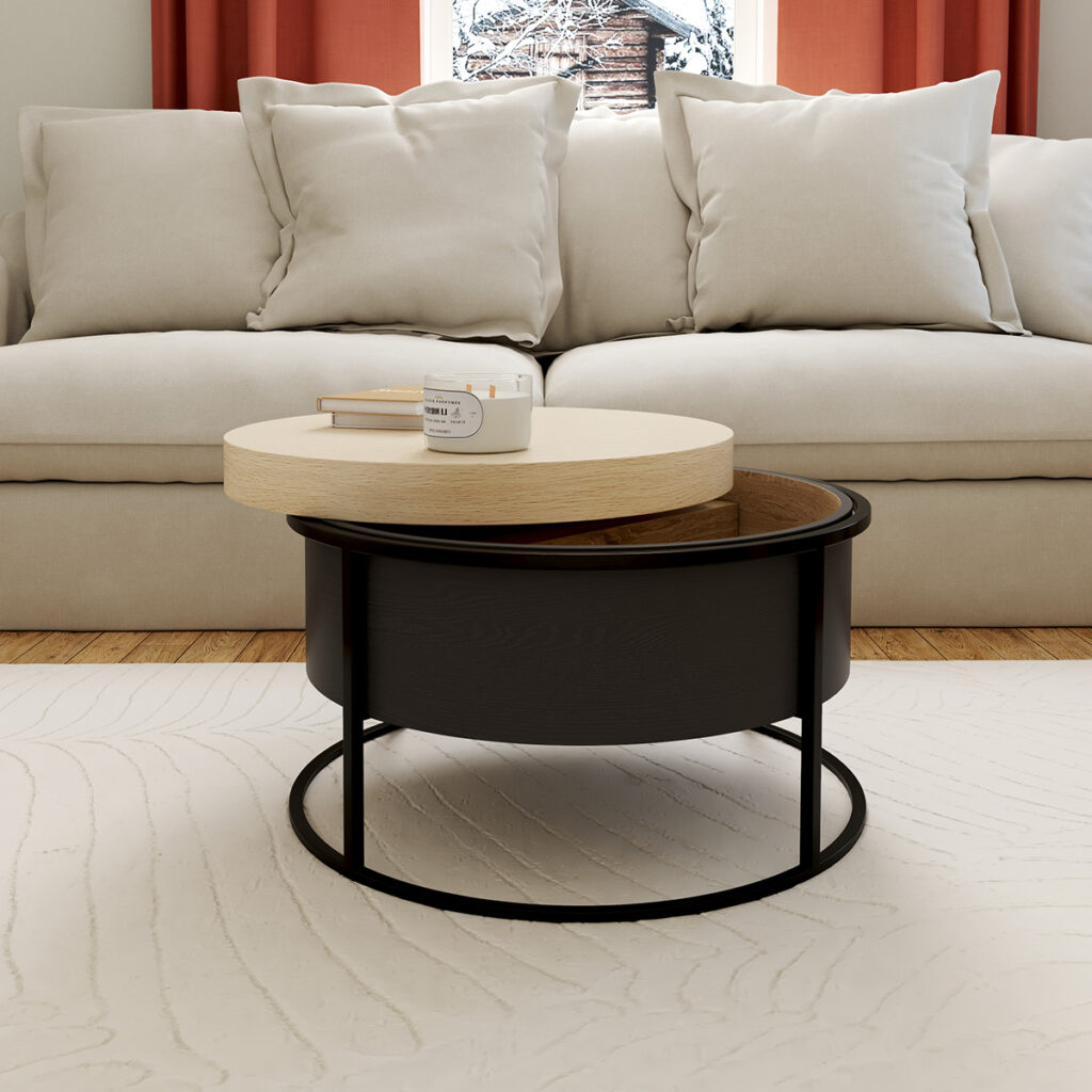 table basse metal bois table basse metal bois salon industriel cocooning