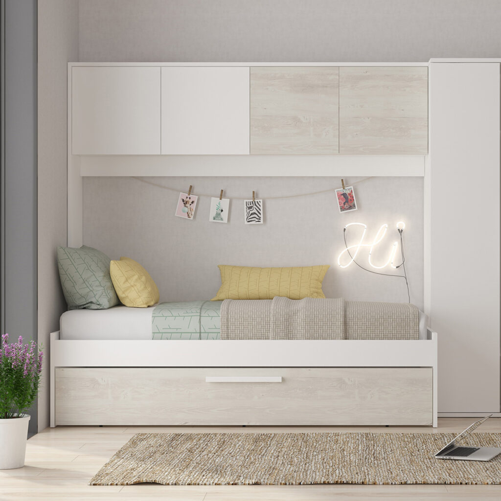 rangements hauts fermes gain de place chambre ado