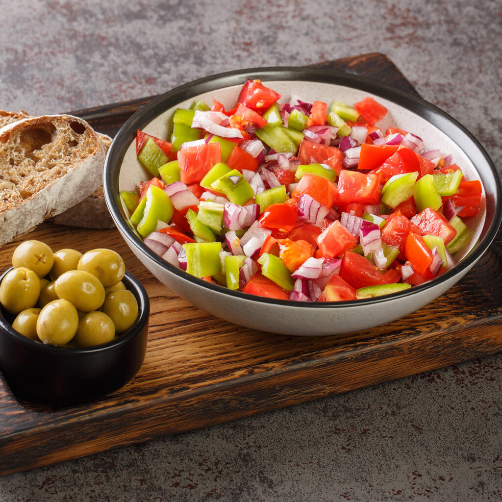 salade poivrons tomates grande tablee