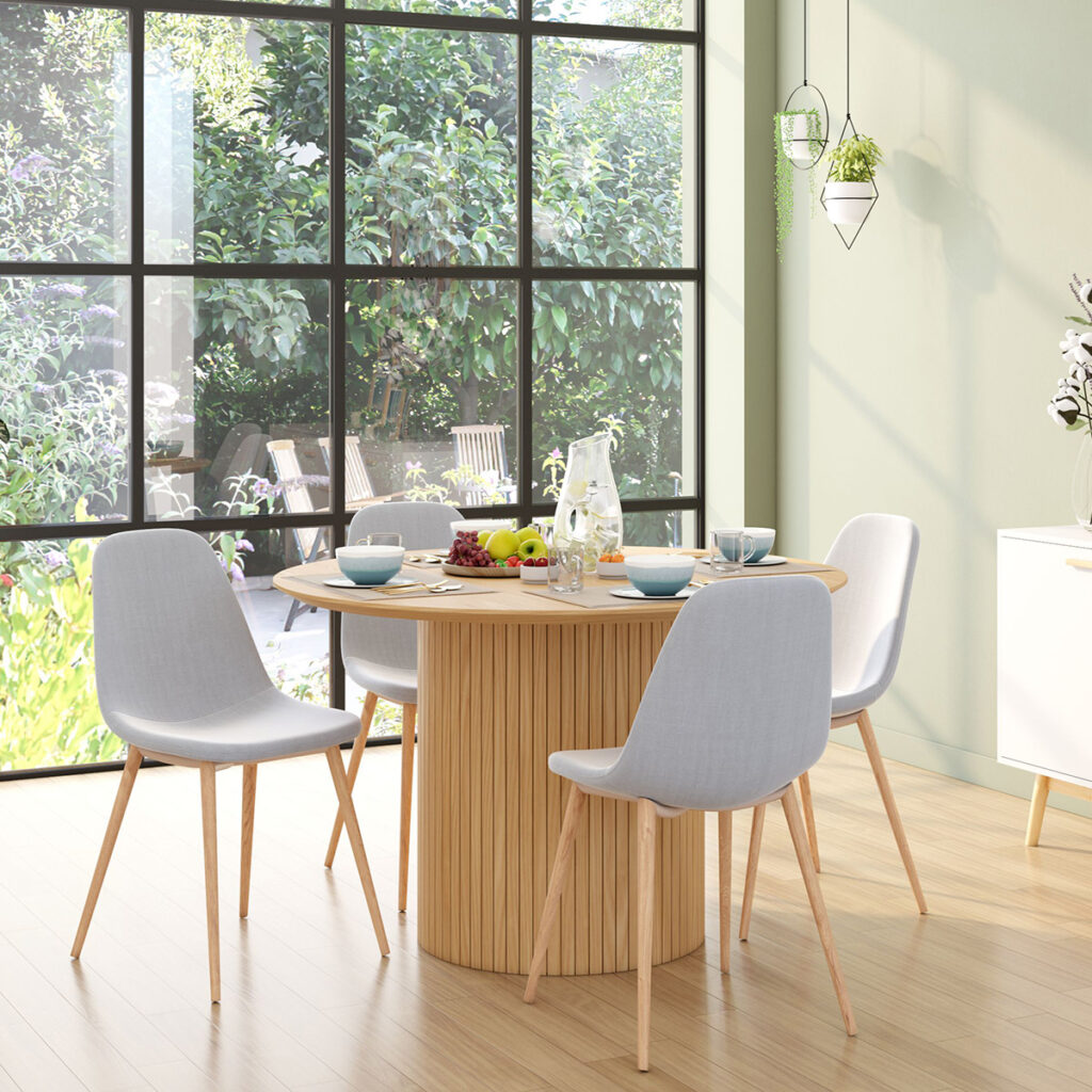 dressage symetrique convives table ronde