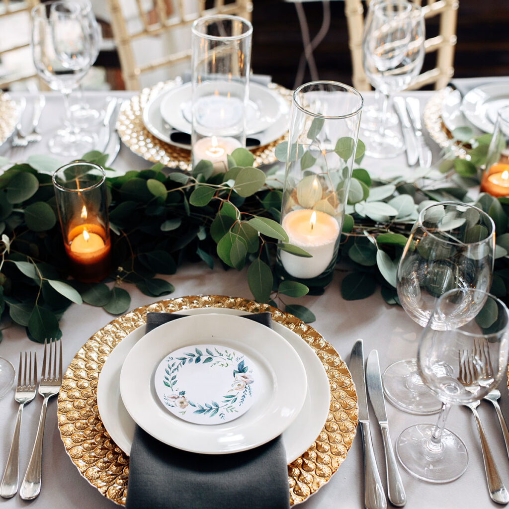 table honneur chic mariage laique