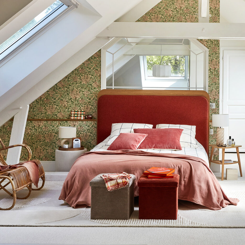 couleurs naturelles chambre design biophilique