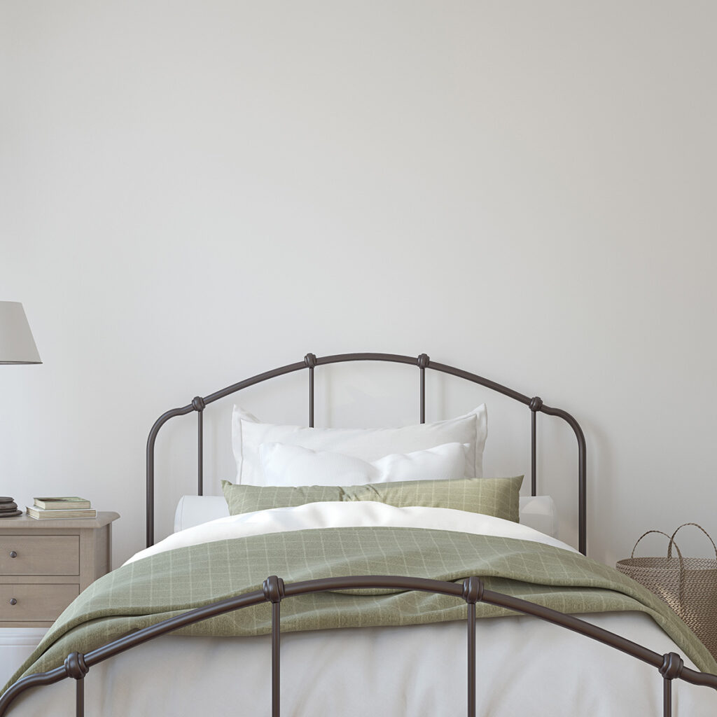 lit forge chambre campagne industrielle