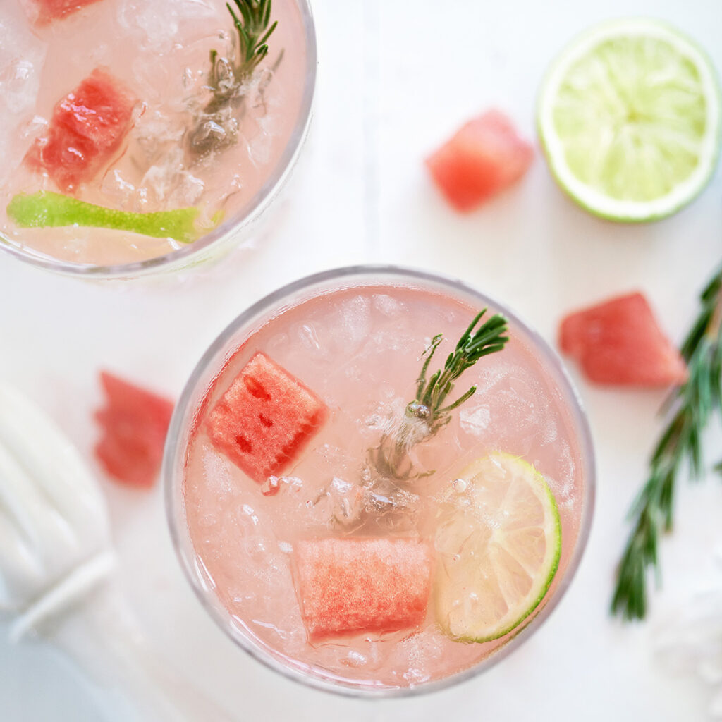 cocktail pasteque sans alcool rafraichissant