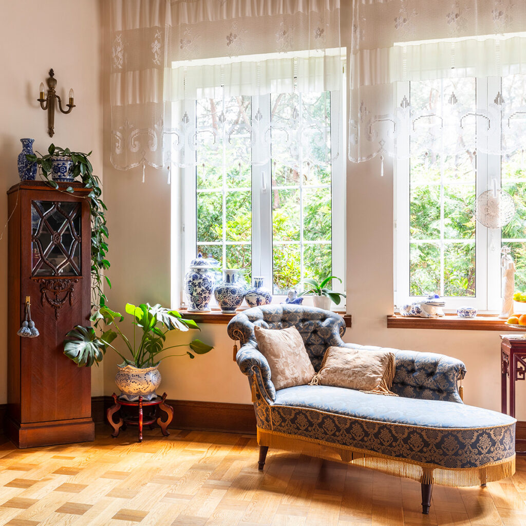 salon granny chic vintage