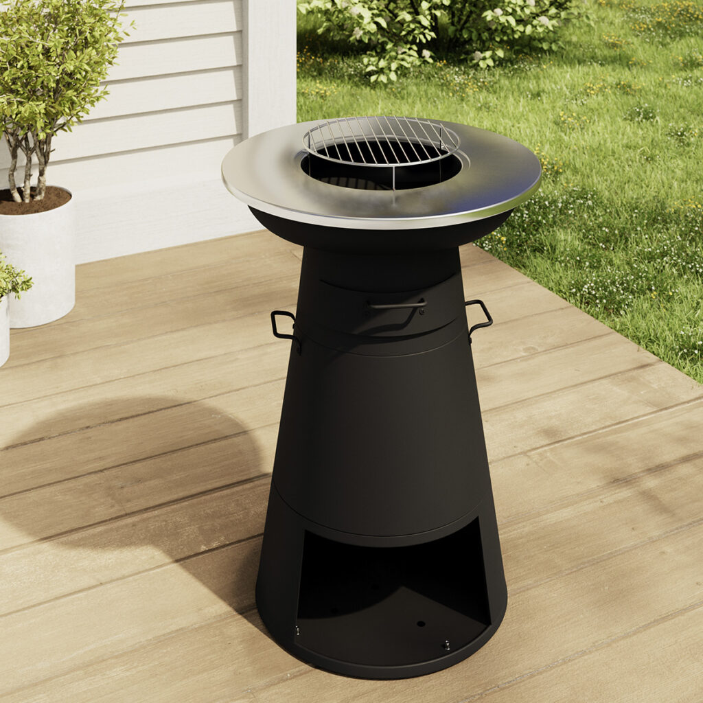 petit brasero terrasse