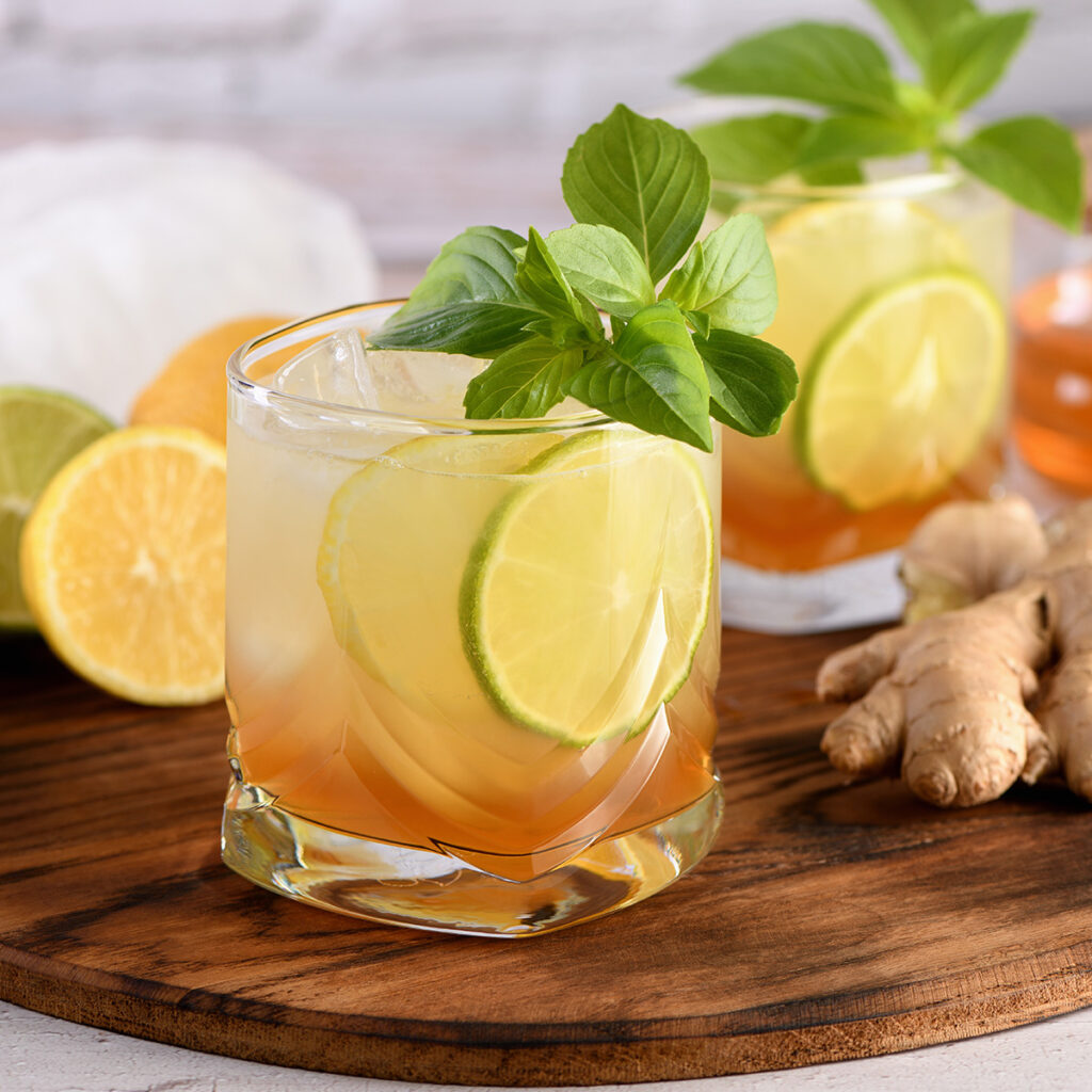 cocktail gingembre citron sans alcool detoxifiant