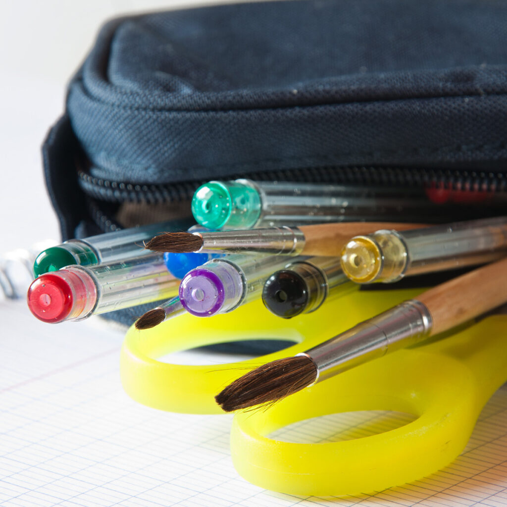 entretien trousse scolaire